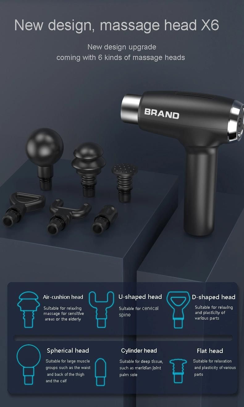 2019 Electric Massager Portable 12V Fascia Muscle Massage Gun