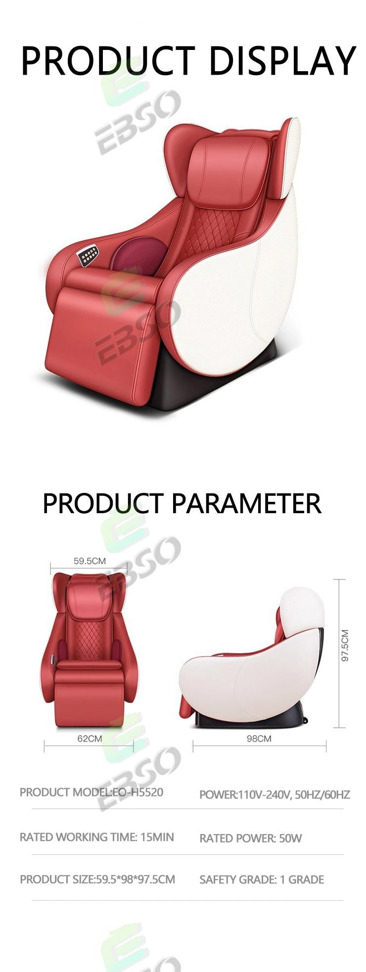 Hot Selling China Chair Message Electric Modern Smart Head Sofo Top Chairs Latest Full Boday Massage
