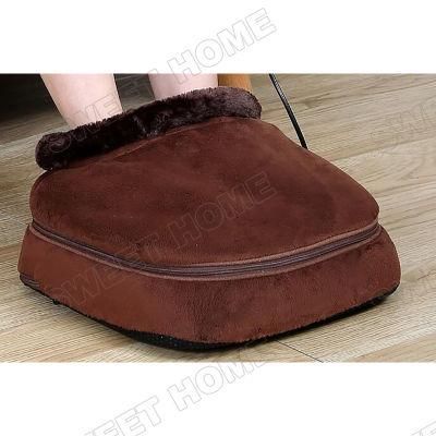 Removable Cover Electric Heated Foot Massager with Therapeutic Vibration