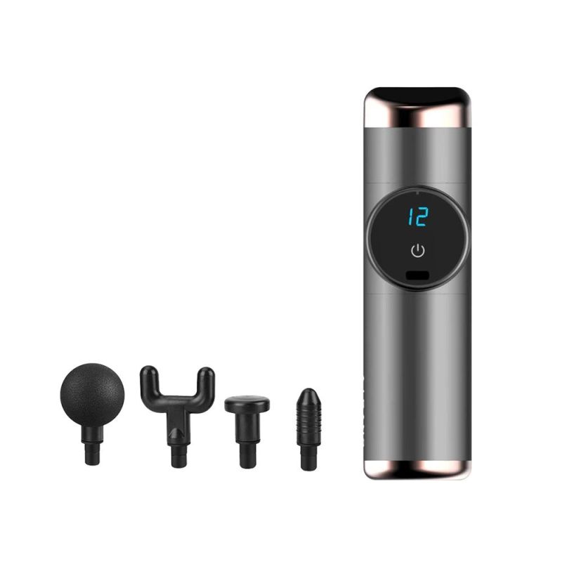 Mini Factory Muscle Deep Tissue Muscle Electric Percussive Wireless Massager Booster Heat Massage Gun