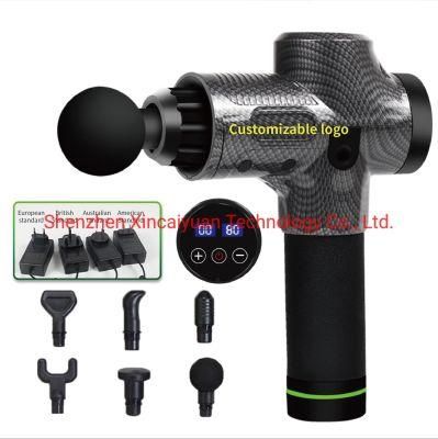 Massage Gun Powerful Cordless Drop Shipping Best Handle Sports Electric Impulse Percussion Deep Tissue Vibration Full Body Muscle Relax