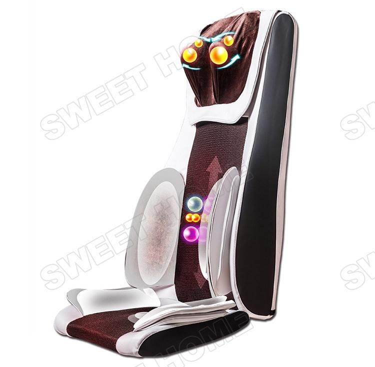Electric Air Pressure Neck Back and Buttocks Shiatsu Massager Cushion