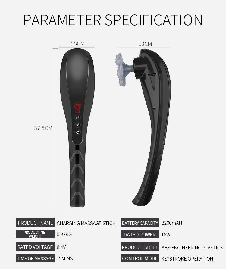 Electric Handheld Body Relaxing Massage Hammer Massager Wireless Booster Massage