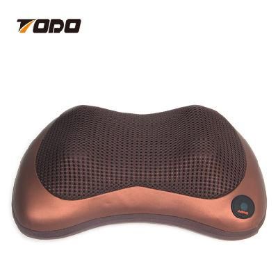 Fitness Car Home Shiatsu Heat Neck and Back Massage Pillow with Infrared Heat