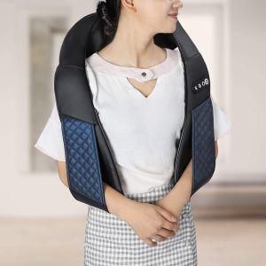Warming Shiatsu Kneading Neck Shoulder Massager Belt with Heat