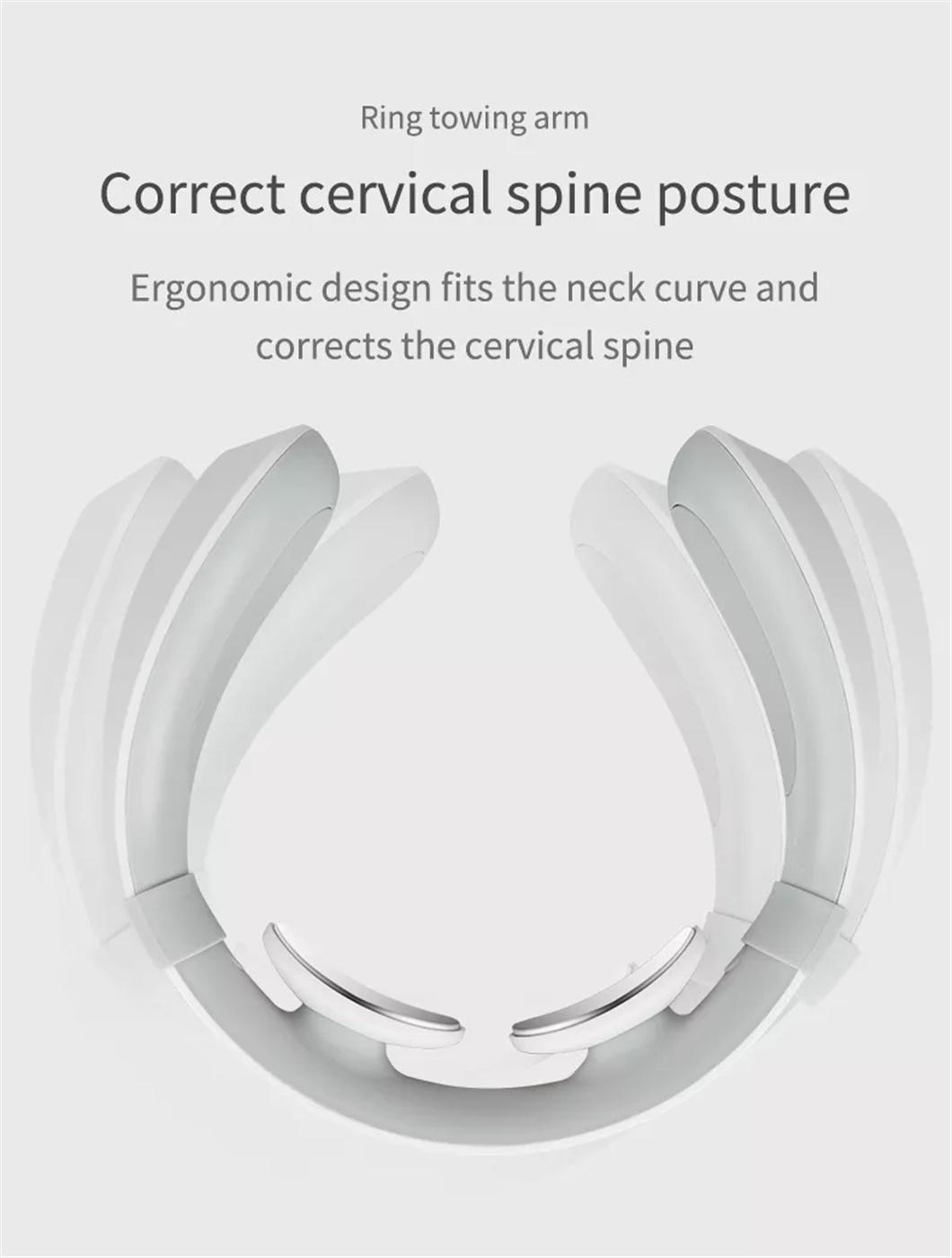 Wireless Cervical Neck Kneading Massager Pain Relief Tool Health Care Relaxation Vertebra Neck Massage Device