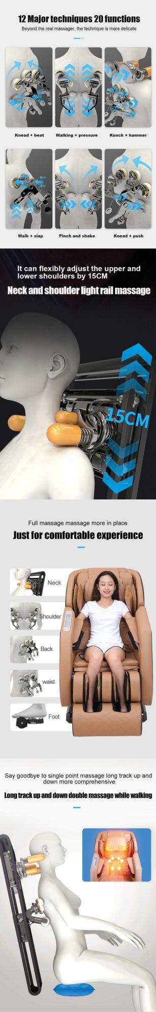 Affordable Price Fast Shipping Fast Shipping Free After-Sales Service Ergonomic Folding Massage Chair Relaxing Massage Chair