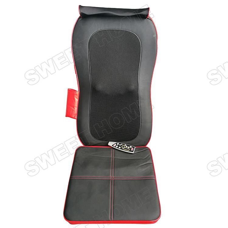 Latest Electric Shiatsu Jade Stone Massage Cushion with Adjustable Kneading Rollers and Infrared Heat