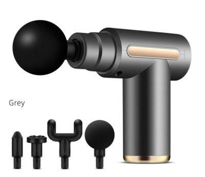 Handheld Deep Tissue Percussion Muscle Massage Gun, Quick Rechargeable Body Vibration Massage Gun
