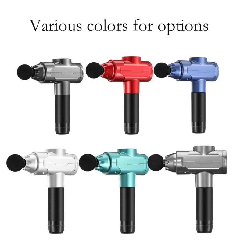 Private Patent Amazon Deep Tissue Vibration Muscle Percussion Massage Gun Droshipping with LCD Screen Brushless Motor