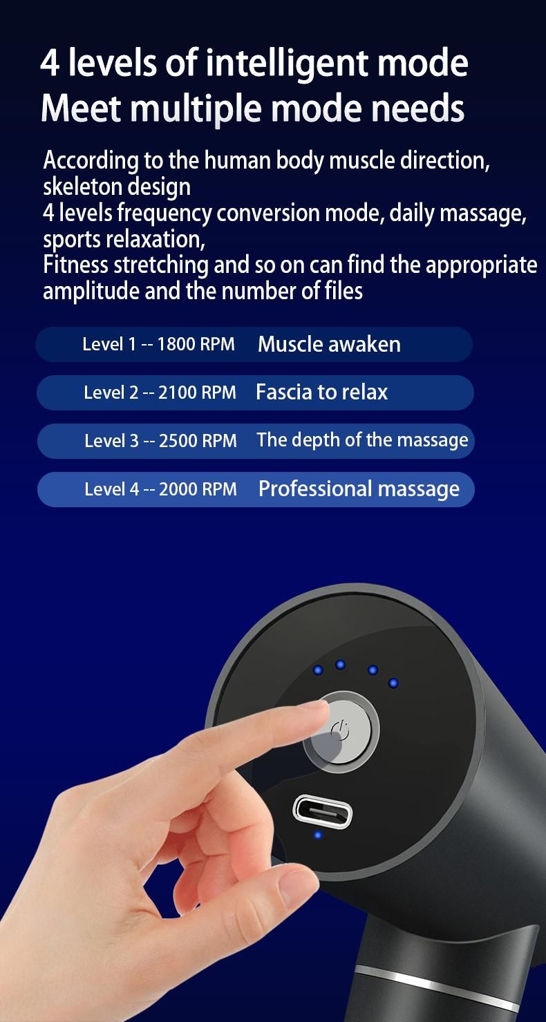 Case Recover Pocket 10mm Tissue Mini 2020 Power Portable Body Vibration Massage Gun