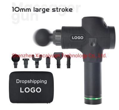 LCD Screen Touch Massage Gun PRO Electric Handheld Cordless Fitness Deep Body Tissue Percussion Muscle Relax Fascia Powerful