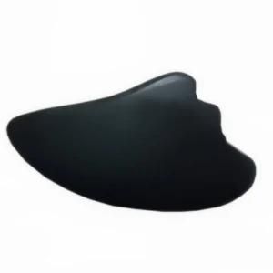 Natural Black Bian Stone Guasha Board with Triangle Shape