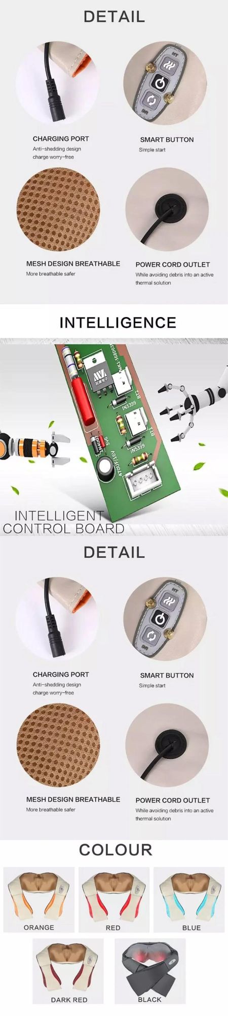 The Head Tahath Carton Massage Machine Neck and Back Massager