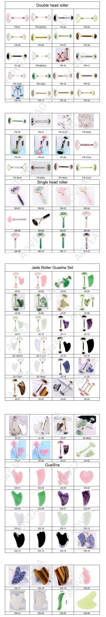 Natural Rose Gold Rose Quartz Surface Jade Roller Wholesale Single Row Roller