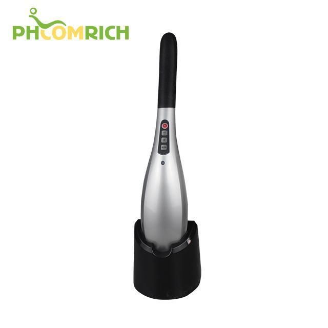 Handheld Back Massager - Percussion Massage with Heat, Deep Tissue Massager for Neck Shoulder Waist Leg Foot Back, Portable Wand Massager