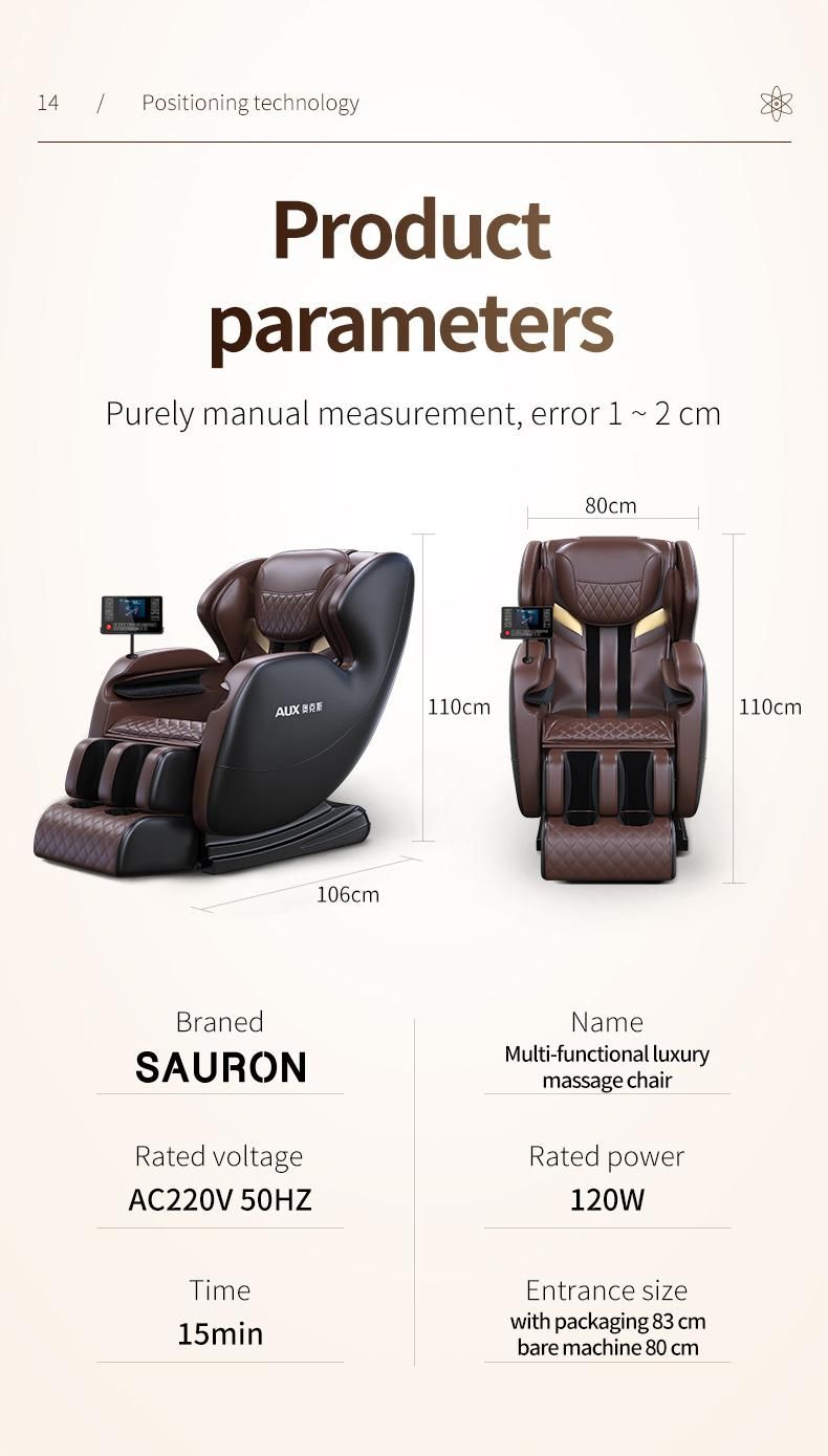 Wholesale Fauteuil Massage Pedicure 2022 4D Zero Gravity Luxury Chair for Foot Massage Latest Full Body Massage Chair 3D