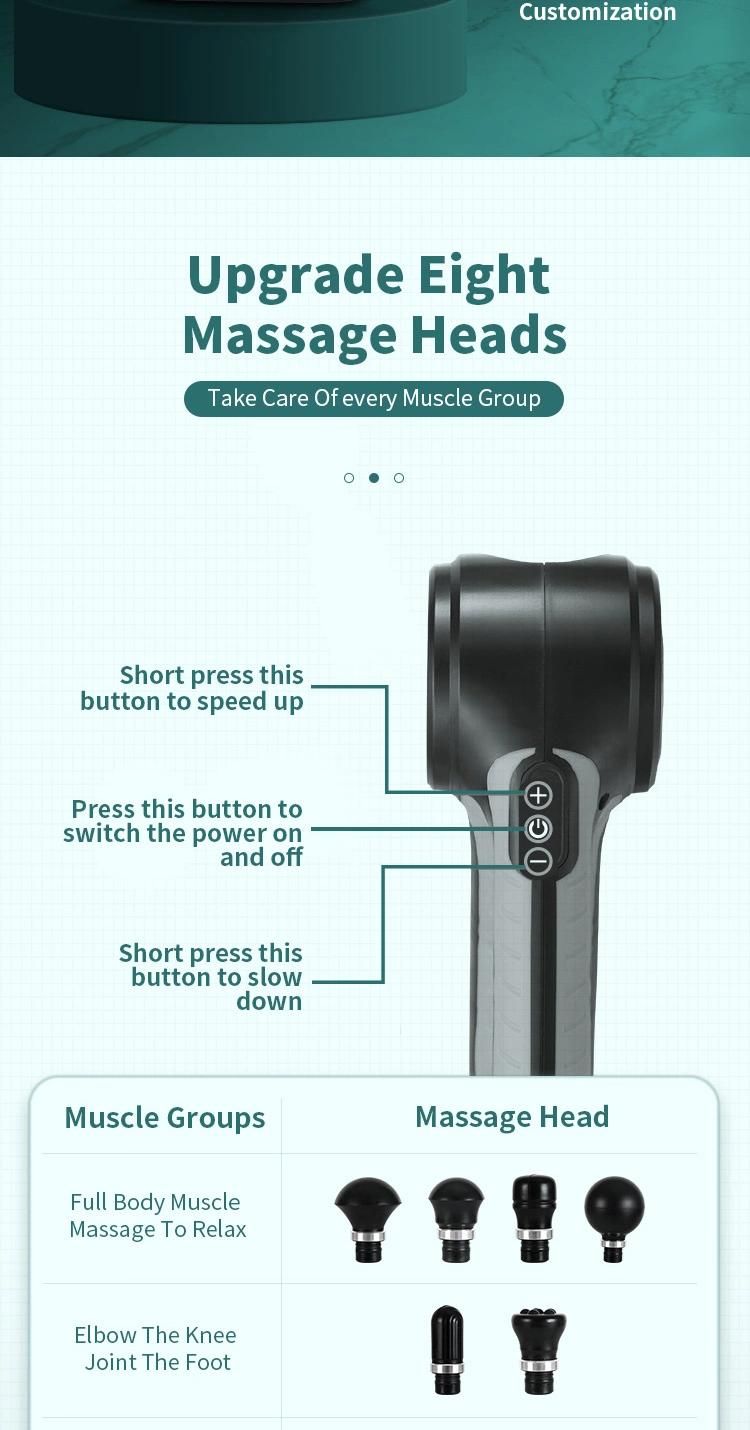 Deep Fascia Massage Muscle Massager Electric Fascia Gun for Amazon