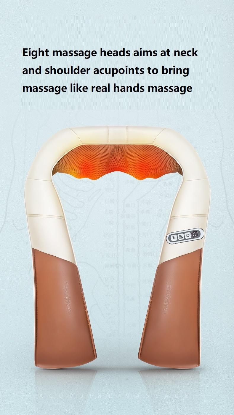 Sauron 709 Cheap Price Shiatsu Heating Neck Massager for Home Office