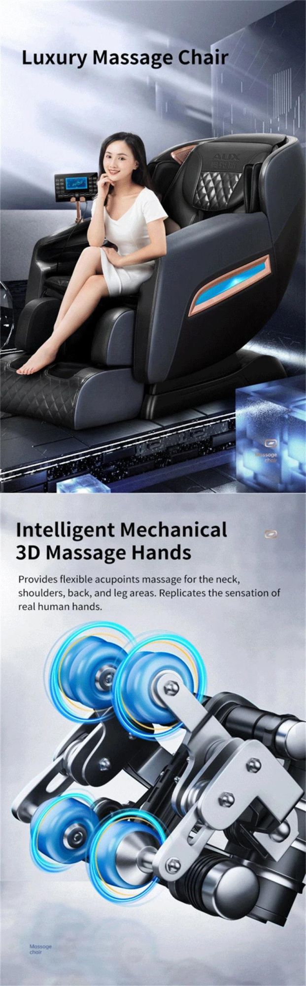 Hot Selling Electric Zero Gravity Cheap Luxury SL Massage Chair