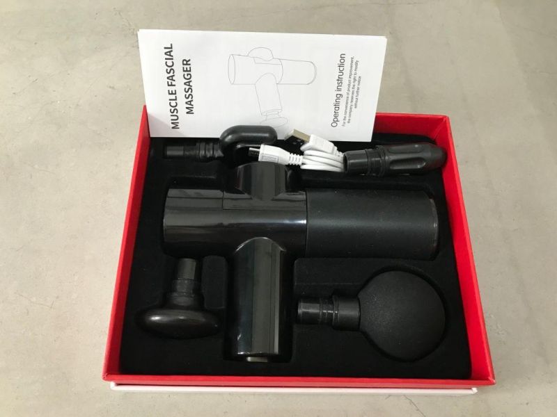 Round ABS Tahath Color Box /Brown Carton Massager Massage Gun