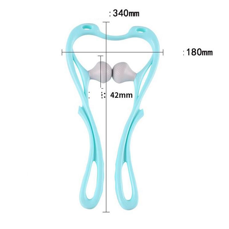 Multi-Function Manual U Shaped Plastic Hand-Hel Neck and Shoulder Massager Wyz15304