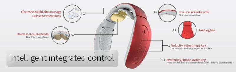 800mAh Changing The Current Intensity Eye with Remote Controll Neck and Shoulder Massager
