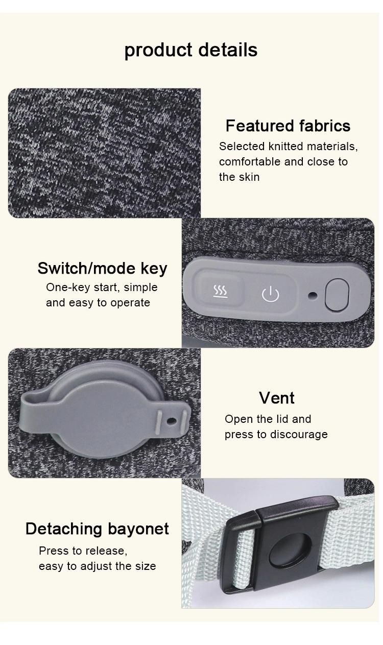 New Neck Massager with Heat, Pain Relief, Cordless Intelligent Neck Massager