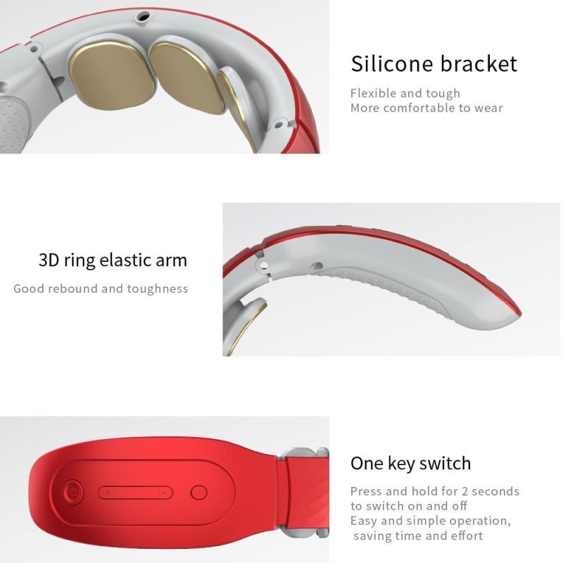 800mAh Changing The Current Intensity Eye with Remote Controll Neck and Shoulder Massager