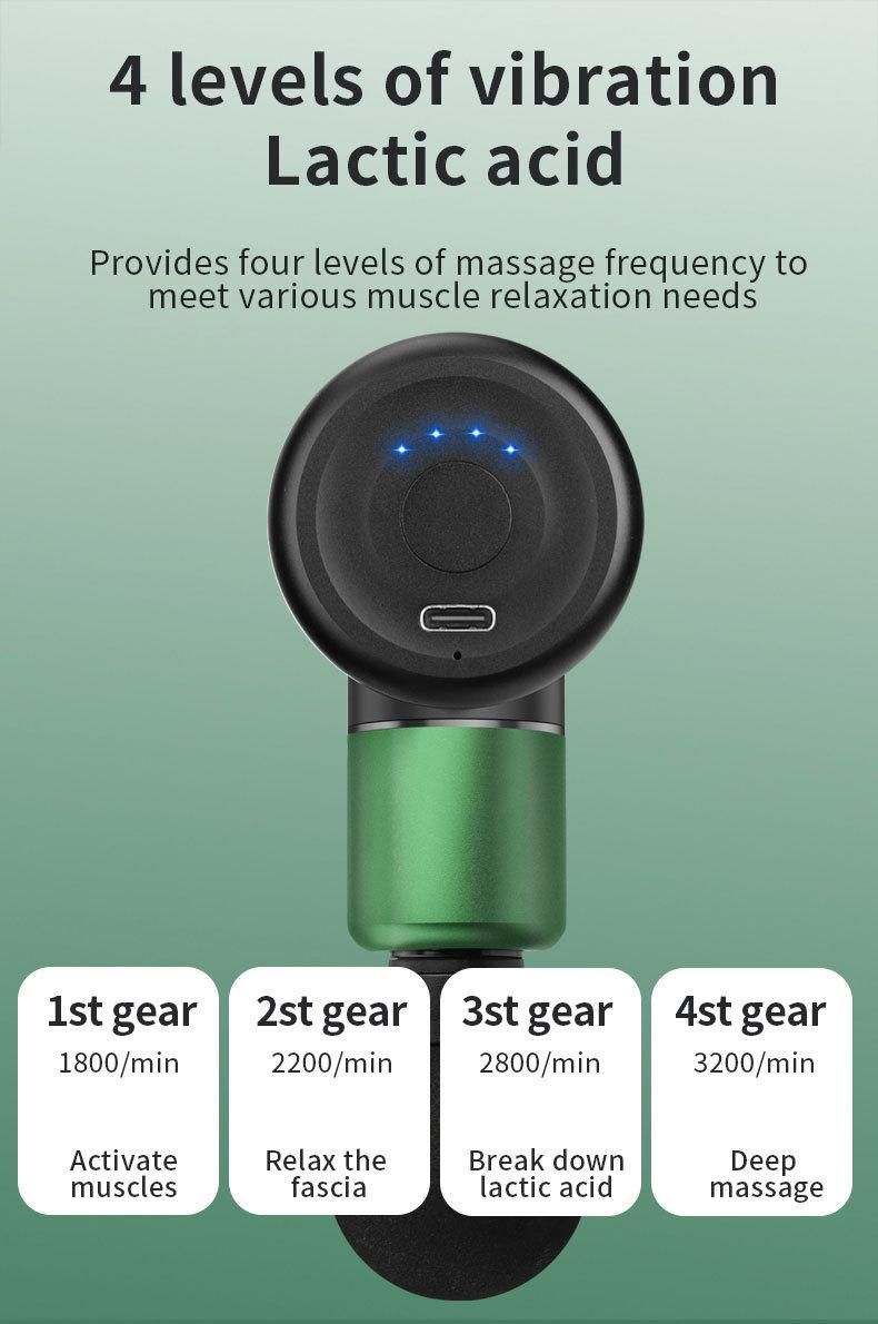 Youmay Factory Price Adjustable Massage Gun Mini Muscle Massage Gun Relax Deep Tissue Percussion Massager