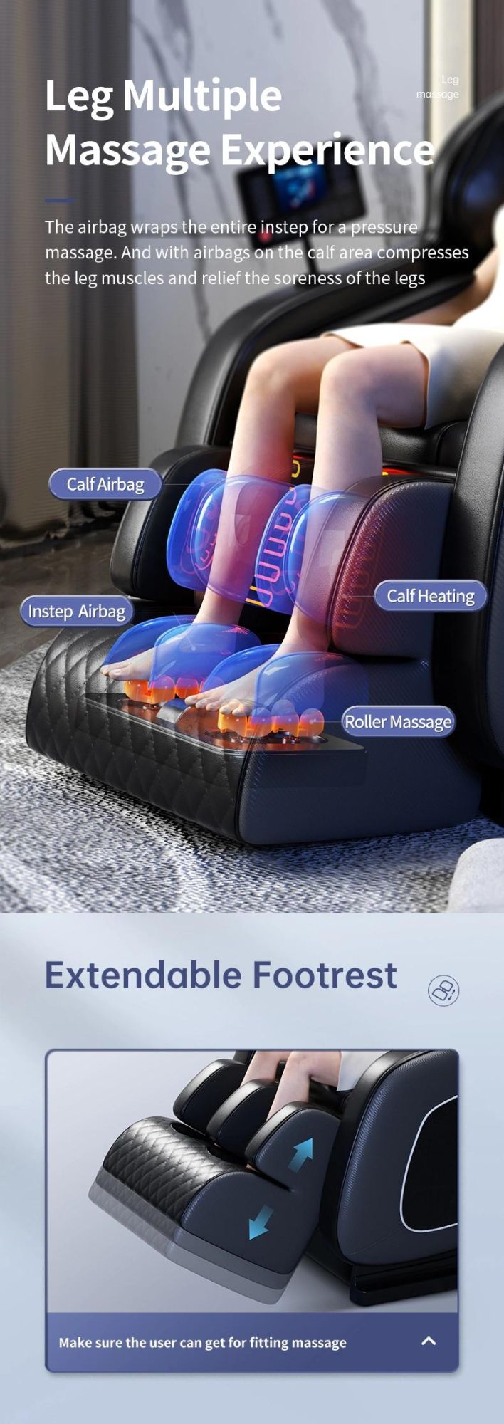 Fangao Luxury Household Multifunctional 8d Zero Gravity Massage Chair