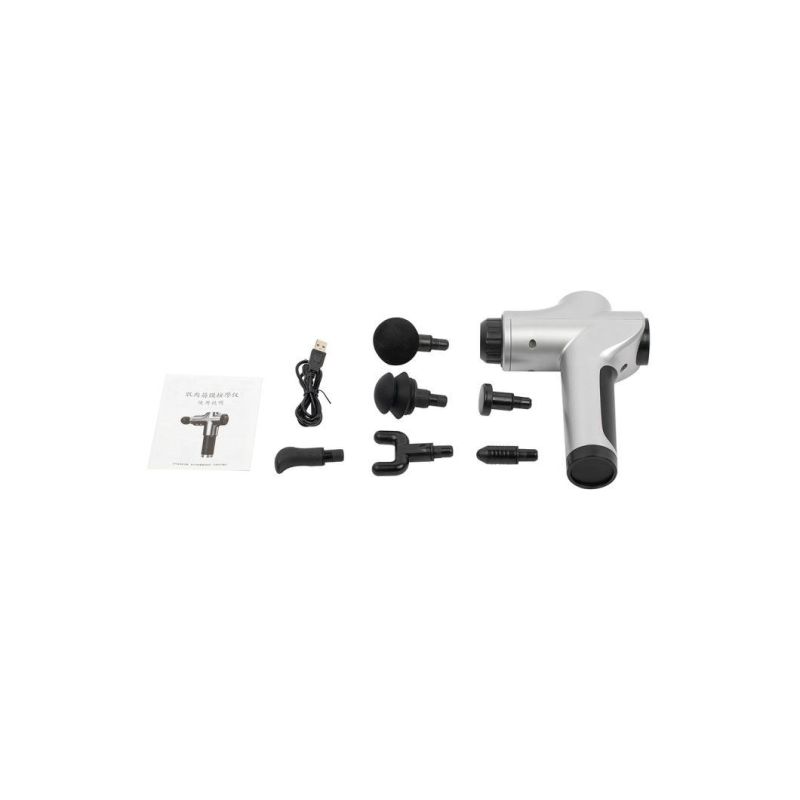 Round ABS/Silicone, ABS Tahath Color Box /Brown Carton Muscle Massager Gun