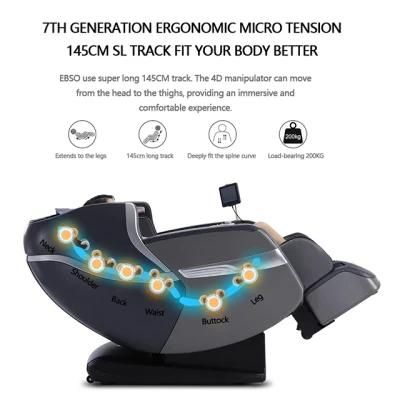 China OEM Wholesale Luxury Electric Full Body Shiatsu Chair Massage Thai Stretch Masaje Zero Gravity SL 3D 4D Massage Chair