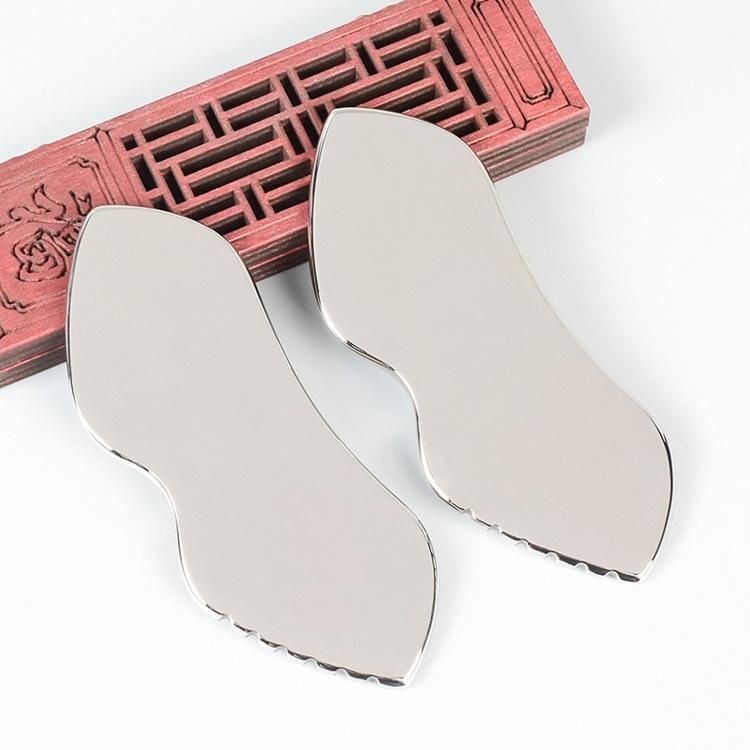 New Design High Quality Stainless Steel Gua Sha Board Custom Face Massager Scraper Gua Sha