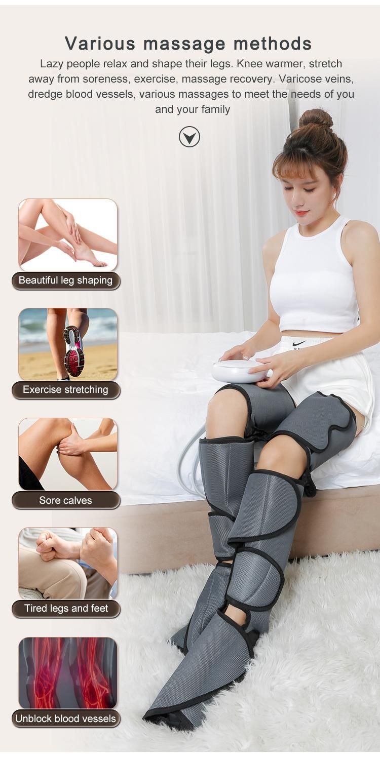 Factory Price Air Pressure Compression Sports Recovery Boots Leg Muscle Pain Therapy Massager