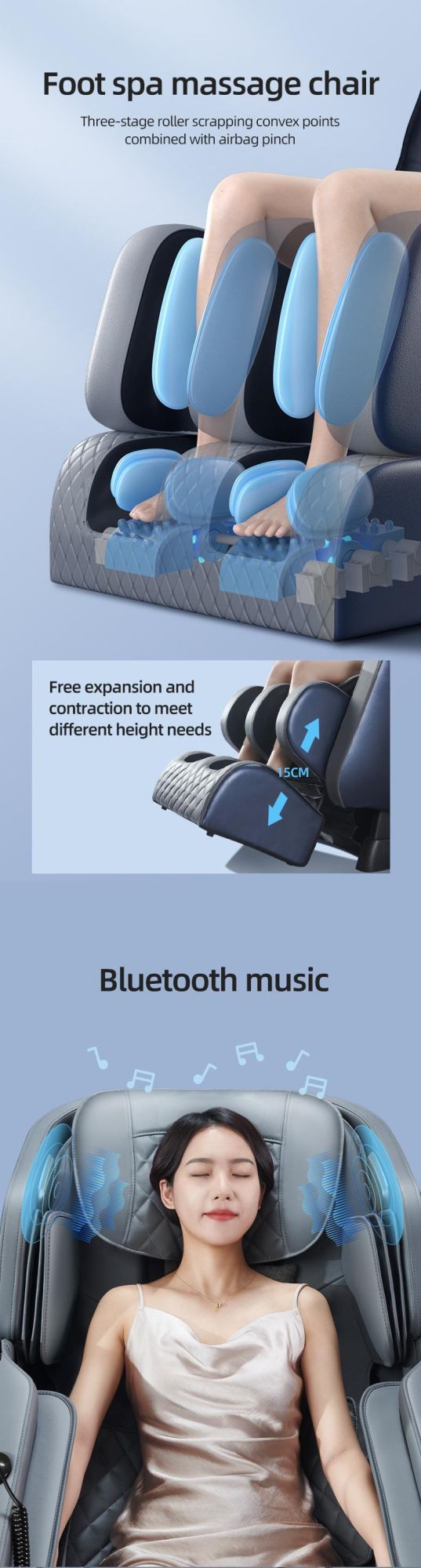 Online Shopping Sillon De Masajes 4D SL Track Chair for Pedicure Massage Shiatsu Full Body Massage Chair Zero Gravity 3D