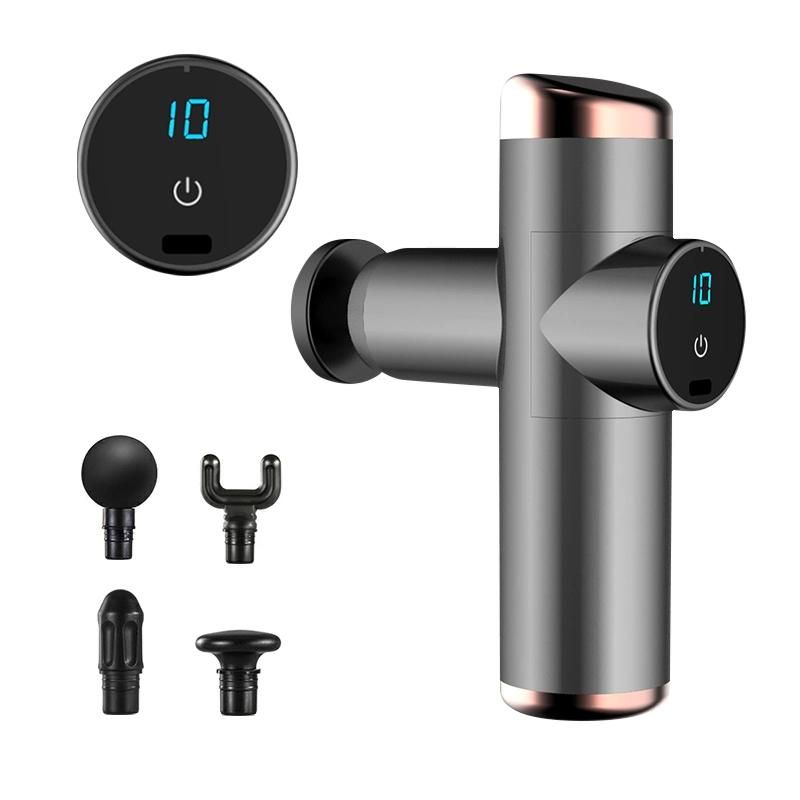Mini Factory Muscle Deep Tissue Muscle Electric Percussive Wireless Massager Booster Heat Massage Gun