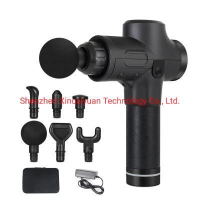Powerful Massage Gun PRO Electric Handheld Cordless Fitness Deep Body Tissue Percussion Muscle Relax Fascia 30 Speeds LCD Screen