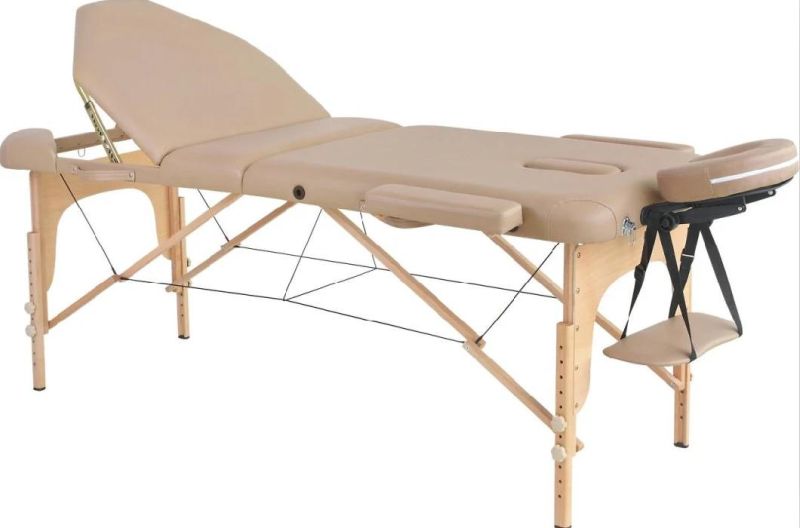 3 Section Adjustable Traditional Massage Table SPA Bed