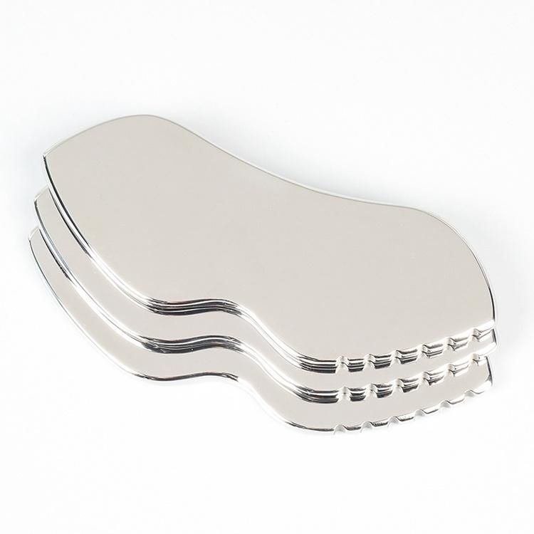 New Design High Quality Stainless Steel Gua Sha Board Custom Face Massager Scraper Gua Sha