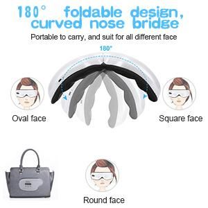 White Massager for Dry Eyes with Remote Contral Eye Bags
