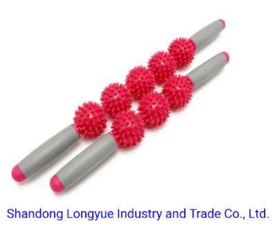Massage Stick Hedgehog Balls Muscle Roller Anti Cellulite Massager