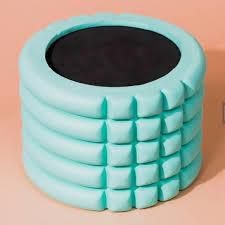 Custom Logo Fitness Soft Rubber EVA Foam Gym Waist Back Body Massage Equipment Muscle Relax Exercises Large Yoga Sport Roller