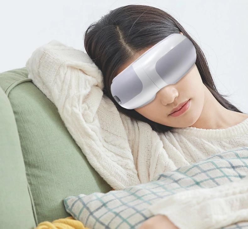 2022 Best Selling High Quality Wireless OEM Electric Vibration Smart Kneading Eye Massager with Heat Compression