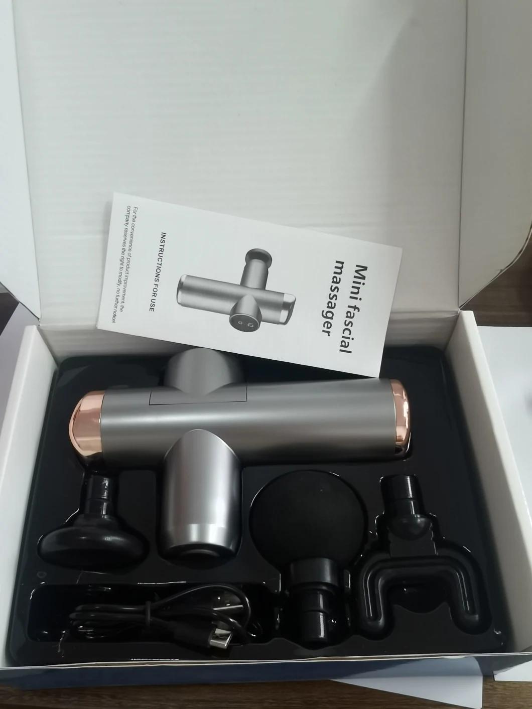 Mini Factory Muscle Deep Tissue Muscle Electric Percussive Wireless Massager Booster Heat Massage Gun