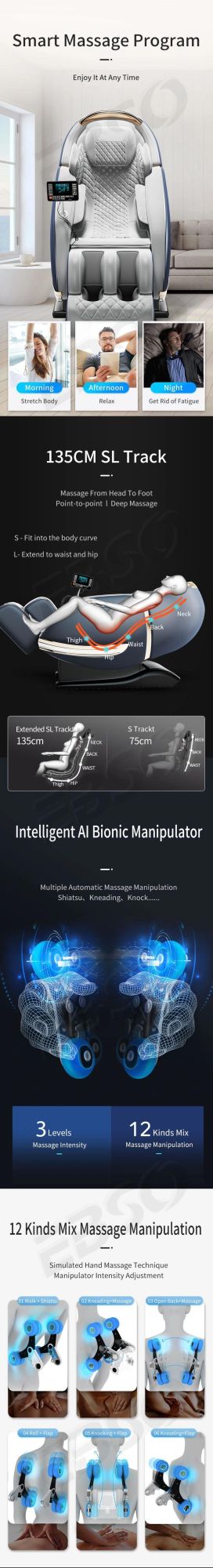 Electric 3D Zero Gravity Massage Chair
