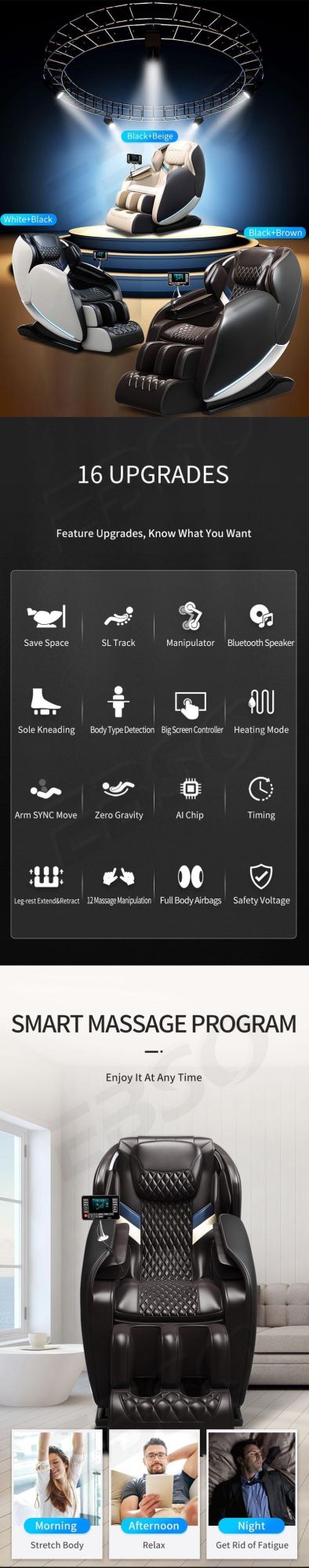 Price Pedicure Office Sex Shiatsu Full Body 4D Pedicure SPA for Nail Salon 3D Zero Gravity Sofa Electric Massage Chair Luxury