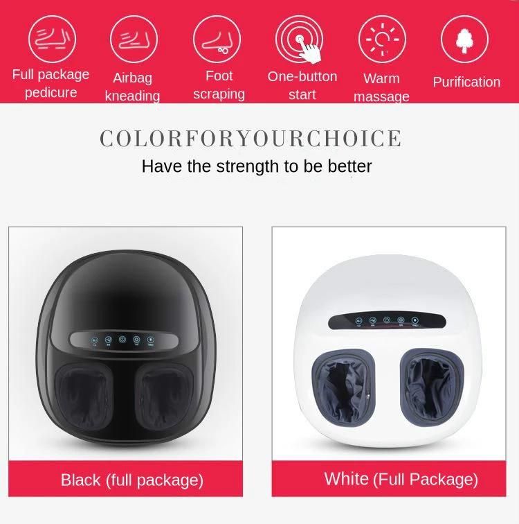 Black, Gold Air Pressure Tahath Carton SPA Foot Massager Machine