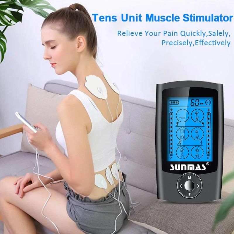 2022 Electrical Muscle Stimulator Tens Unit Tens Unit Muscle Stimulator Tens Massage Unit Muscle Stimulator for Back Pain