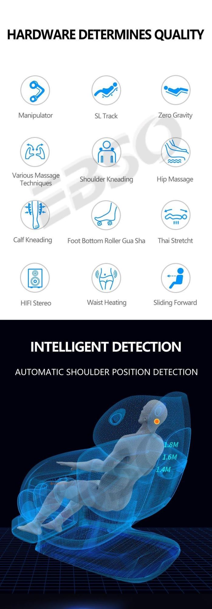 Body Massager Chair Living Room Comfort Recliner Office Chairs with Massage Function